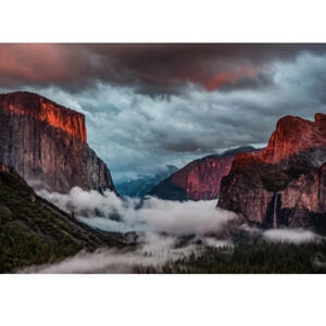 NEW YOSEMITE VALLEY AFTER THE STORM Art Print